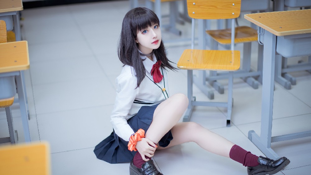 可爱女生,校服cosplay,制服,电脑壁纸高清