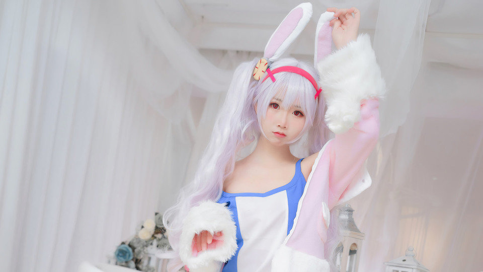 可爱女生cosplay小兔子高清4K电脑壁纸