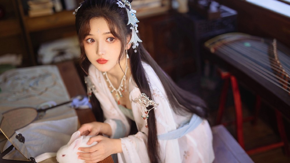 可甜可咸的汉服小姐姐超美腻了，4k美女壁纸