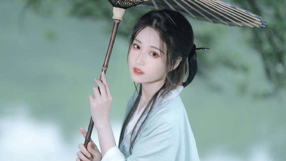 清纯唯美古装美女高清电脑壁纸4k