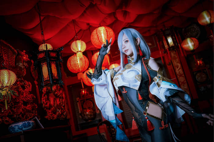 原神申鹤cosplay高清电脑壁纸4k