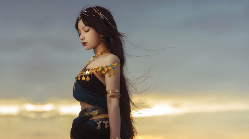 [美女壁纸]长发美女高清电脑壁纸4k