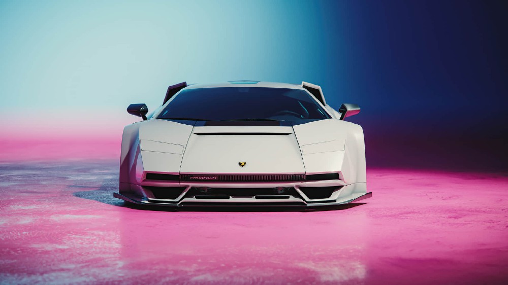 2022兰博基尼Countach Concept概念跑车壁纸图片5k