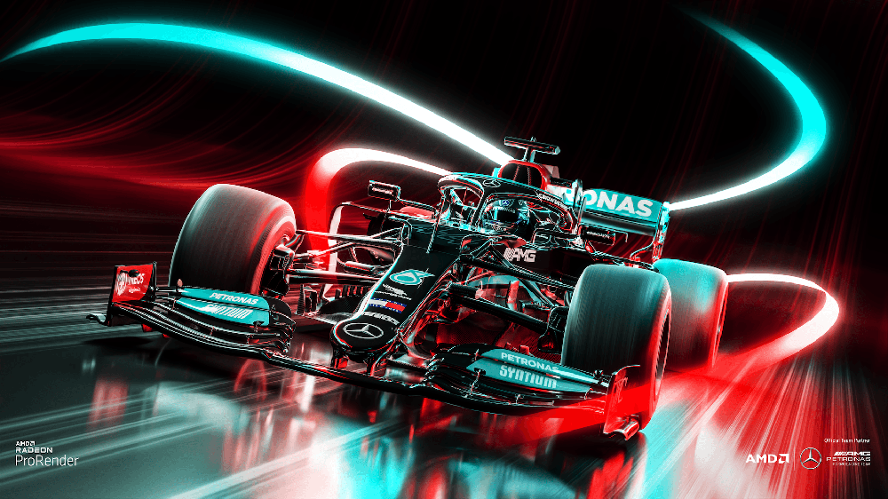 梅赛德mercedes AMG f1 高清电脑壁纸4k
