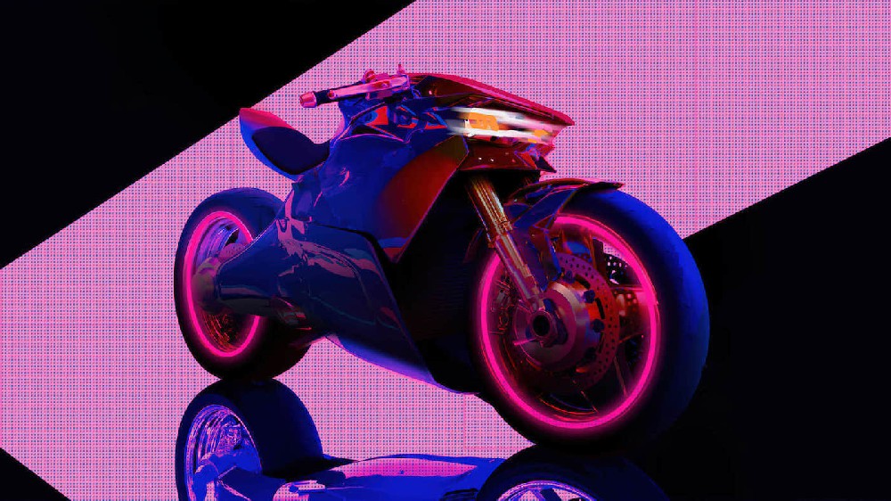 ducati杜卡迪黑色蓝色粉色高清电脑壁纸4k