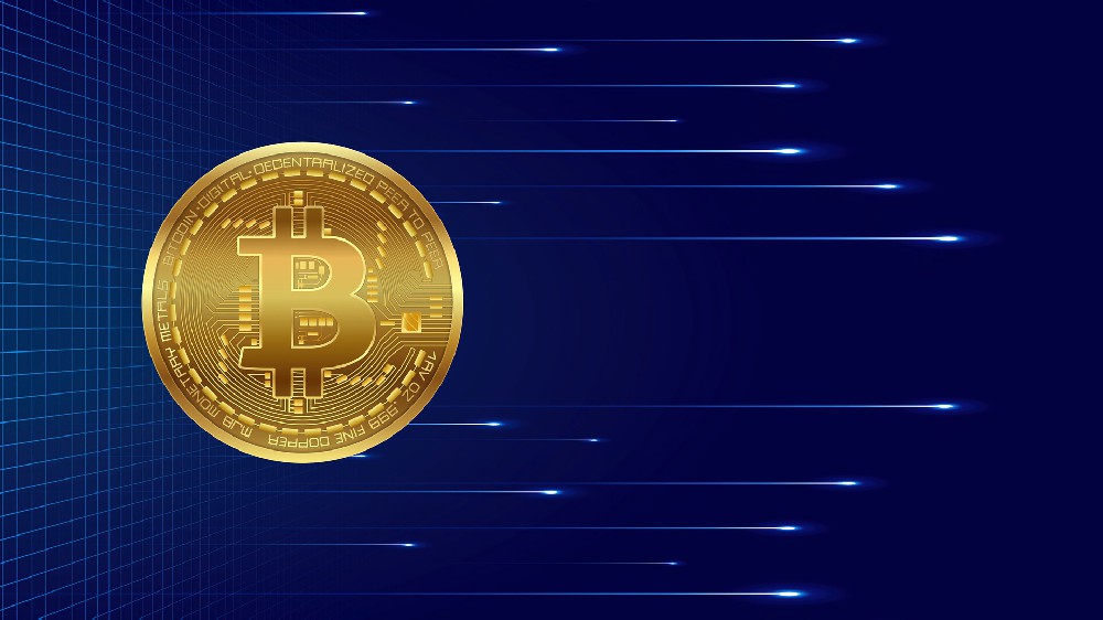 比特币 Bitcoin 4K简约电脑壁纸