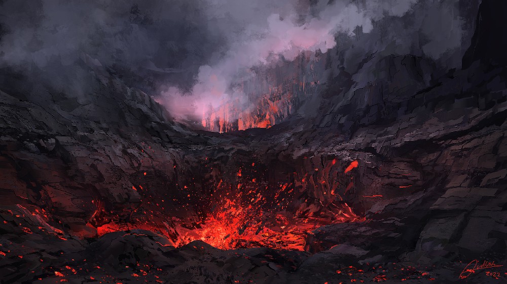 火山高清艺术桌面壁纸4K