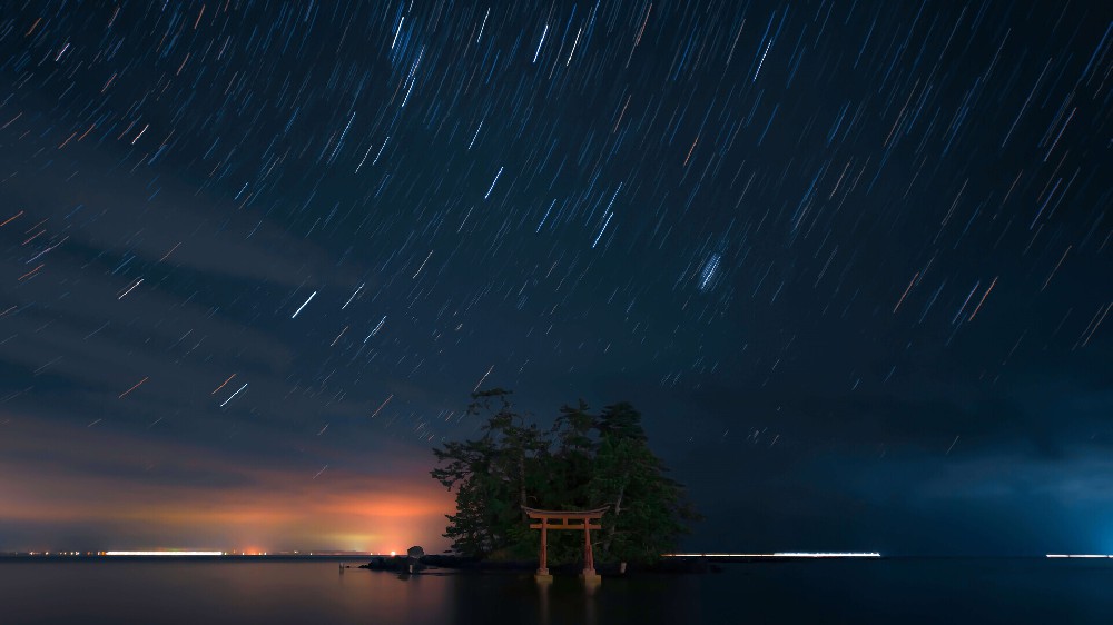 夜空天幕群星闪耀高清风景壁纸