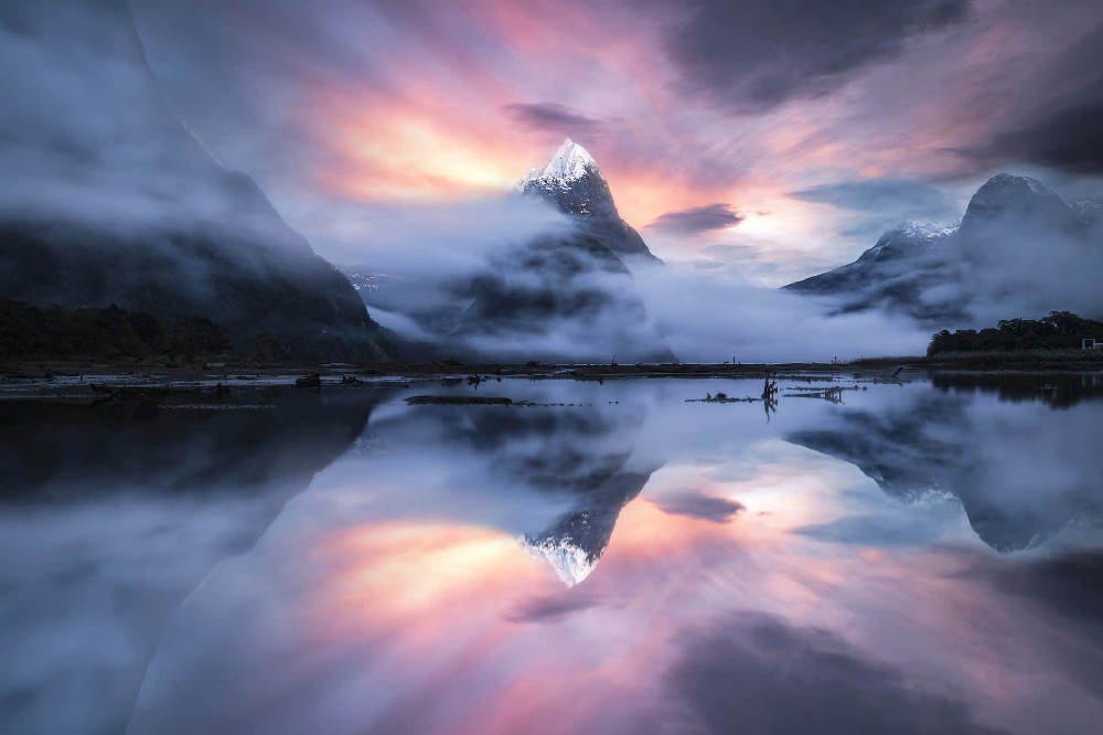 世界第八大奇观–米尔福德峡湾(Milford Sound) 高清宽屏风景壁纸5K