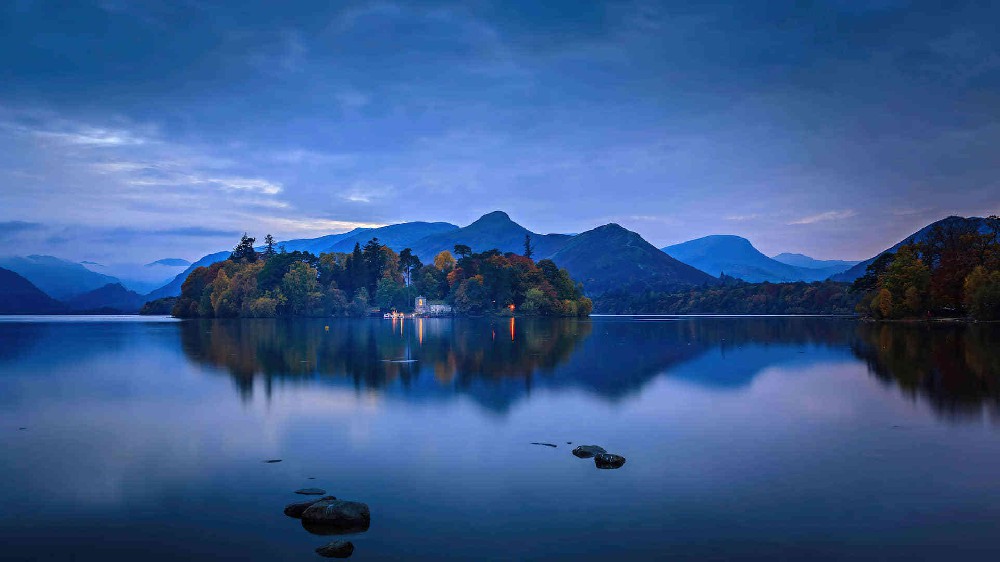 风景如画唯美山川、湖泊、树林风景电脑壁纸4k