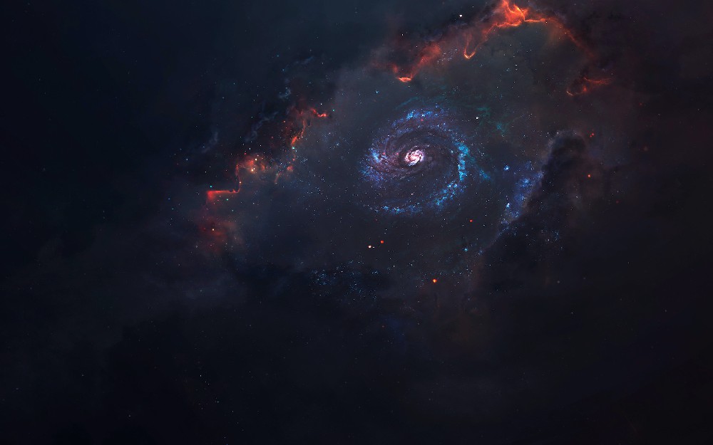 宇宙星际星空暗系电脑壁纸4k