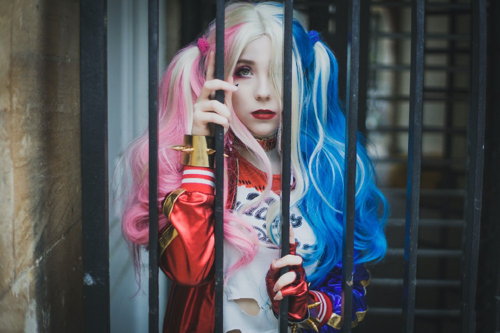 美国DC漫画旗下的超级反派-哈莉·奎茵（Harley Quinn）5K电脑壁纸